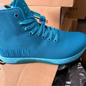 NOBULL Superfabric Trainer High - Blue and White